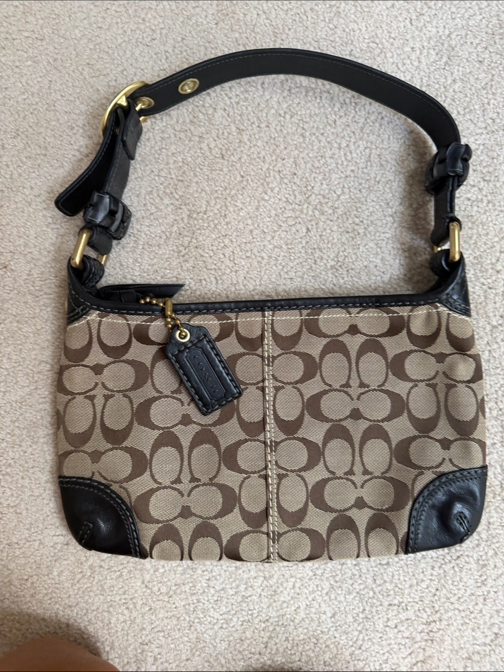 Authentic Coach signature collection purse - Picture 7 of 11